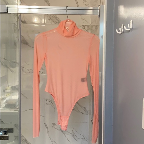 Pink mesh bodysuit - Picture 1 of 2